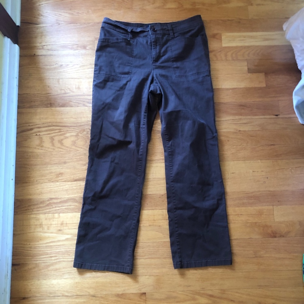 Vintage brown olive sailor pants 10